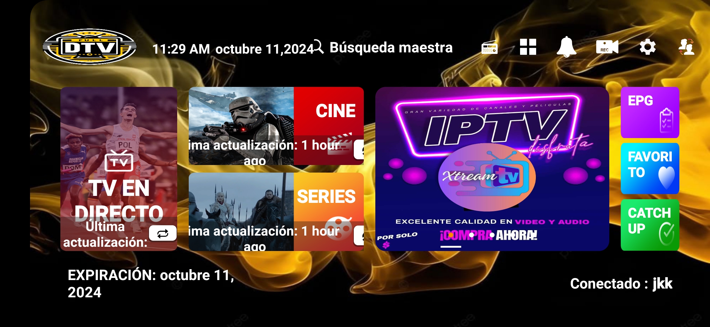 💢Iptv Smarters V3 varios diseños  liviana💢